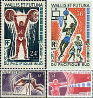 53012 MNH WALLIS Y FUTUNA 1971 4 JUEGOS DEL PACIFICO SUR - Ungebraucht