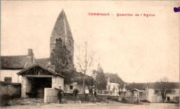 Chamilly Canton De Chagny Quartier De L'Eglise Chiesa Petit Village Saône-et-Loire 71510 Dos Vert Cpa Ecrite Au Dos B.E - Autres & Non Classés