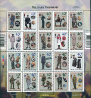 120167 MNH NUEVA ZELANDA 2003 UNIFORMES MILITARES - Chevaux