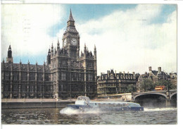 BR3857 Hoverbus On The River Thames London Viaggiata 1967 Verso Roma - River Thames