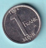 Belgium- 1964 -  25 Cent   KM153.1 - 1 Frank