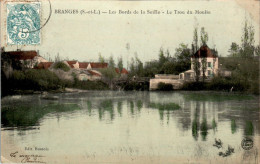 Branges Canton De Louhans Les Bords De La Seille Le Trou Du Moulin Saône-et-Loire 71500 Cpa Couleur Voyagée En B.Etat - Sonstige & Ohne Zuordnung