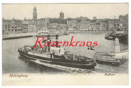 Zweden Sweden Sverige Halsingborg Helsingborg Hamnen Med ångfårjant  CPA Carte Postale Old POSTCARD Brefkort - Suède