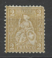 Suisse - Switzerland - Schweiz 1881 Y&T N°49 - Michel N°36 Nsg - 2c Helvétia Assise - Unused Stamps