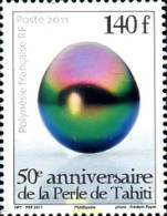 269605 MNH POLINESIA FRANCESA 2011 CINCUENTENARIO DE LA PERLA DE TAHITI - Neufs