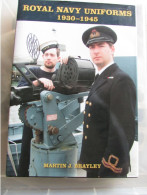 Royal Navy Uniforms 1930-1945 Hardcover Book - 1939-45