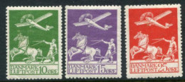 DENMARK 1925 Airmail Set Of 3 LHM/ * .  Michel 143-45 - Nuovi