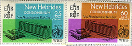 623637 MNH NUEVAS HEBRIDAS 1966 ORGANIZACIO MUNDIAL DE LA SALUD - NUEVO EDIFICIO - Otros & Sin Clasificación