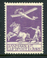 DENMARK 1925 Airmail 15 Øre MNH / ** .  Michel 144 - Unused Stamps