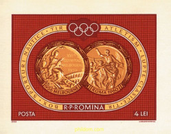 61890 MNH RUMANIA 1961 16 JUEGOS OLIMPICOS VERANO MELBOURNE 1956 - 17 JUEGOS OLIMPICOS VERANO ROMA 1960 - Sommer 1956: Melbourne