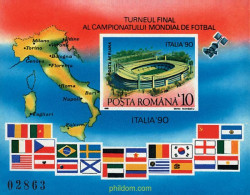 62358 MNH RUMANIA 1990 COPA DEL MUNDO DE FUTBOL. ITALIA-90 - Autres & Non Classés
