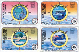 146958 MNH TUVALU 1982 ESCUELA NAVAL - Autres & Non Classés