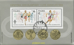 578708 USED POLONIA 1984 23 JUEGOS OLIMPICOS VERANO LOS ANGELES 1984 - Autres & Non Classés