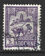 INDOCHINE. N°131 Oblitéré De 1927. Labour. - Agriculture