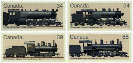 58021 MNH CANADA 1985 LOCOMOTORAS ANTIGUAS DEL CANADA - Autres & Non Classés