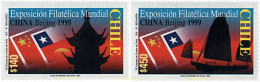 51385 MNH CHILE 1999 CHINA 99. EXPOSICION FILATELICA INTERNACIONAL EN PEKIN - Sonstige & Ohne Zuordnung