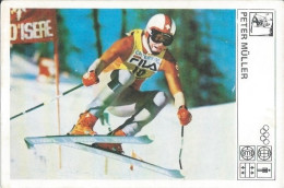 Trading Card KK000338 - Svijet Sporta Skiing Switzerland Peter Müller 10x15cm - Invierno