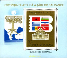 138762 MNH RUMANIA 1983 BALKANFILA 83. EXPOSICION FILATELICA - Autres & Non Classés