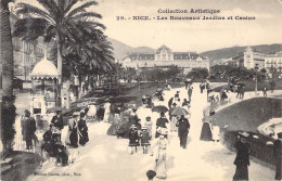 FRANCE - 06 - NICE - Les Nouveaux Jardins Et Casino - Edition Giletta - Carte Postale Ancienne - Autres & Non Classés