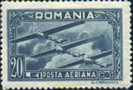 356209 HINGED RUMANIA 1931 AVIONES Y PAISAJES - Other & Unclassified