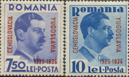 246775 HINGED RUMANIA 1936 16 ANIVERSARIO DE LA PEQUEÑA ENTENTE - Otros & Sin Clasificación