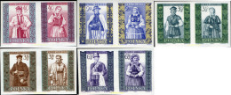 230960 MNH POLONIA 1959 SERIES DE LAS COSTUMBRES FOLCLORICAS - Andere & Zonder Classificatie