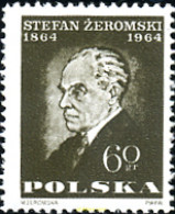 166719 MNH POLONIA 1964 CENTENARIO DEL NACIMIENTO DEL ESCRITOR STEFAN ZEROMSKI - Sonstige & Ohne Zuordnung