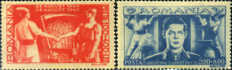 166795 MNH RUMANIA 1945 1 ANIVERSARIO DE LA LIBERACION A BENEFICIO DEL FRENTE DE LABORES - Other & Unclassified