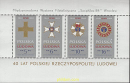 168206 MNH POLONIA 1984 SOCPHILEX 84 - Otros & Sin Clasificación