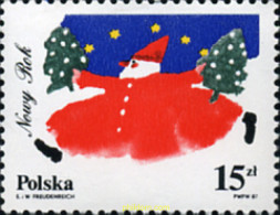 168426 MNH POLONIA 1987 NUEVO AÑO 1988 - Otros & Sin Clasificación