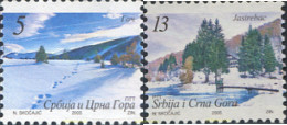 197752 MNH SERBIA Y MONTENEGRO 2005 PAISAJES - Fotografía