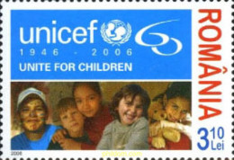 199107 MNH RUMANIA 2006 60 ANIVERSARIO DE LA UNICEF - Other & Unclassified