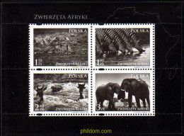 240426 MNH POLONIA 2009 FAUNA AFRICANA - Sonstige & Ohne Zuordnung