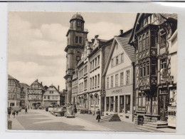 6420 LAUTERBACH, Marktplatz, VW - Käfer, Werbung PERUTZ - Filme / Filmautomat, BAYER - Apotheke - Lauterbach