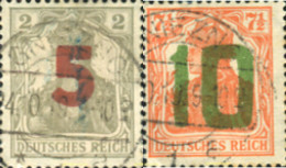 352677 MNH POLONIA 1919 SELLO DE ALEMANIA CON NUEVO VALOR PARA POLONIA - Nuovi