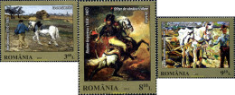 353387 MNH RUMANIA 2015 PINTURAS - Chevaux