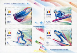 581580 MNH RUMANIA 2018 23 JUEGOS OLIMPICOS DE INVIERNO - PYEONGCHANG-2018 - Hiver 2018 : Pyeongchang