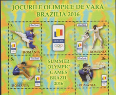 589686 MNH RUMANIA 2016 31 JUEGOS DE LA OLIMPIADA DE RÍO 2016 - Judo