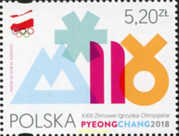 592606 MNH POLONIA 2018 23 JUEGOS OLIMPICOS DE INVIERNO - PYEONGCHANG-2018 - Inverno 2018 : Pyeongchang