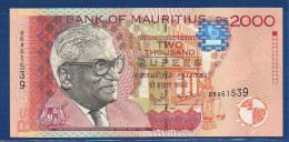 MAURITIUS - P.55 – 2000 Rupees 1999 UNC, Serie BR961539 - Mauricio