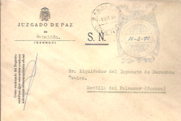 JUZGADO DE PAZ CABALDON CUENCA 1980 - Franquicia Postal