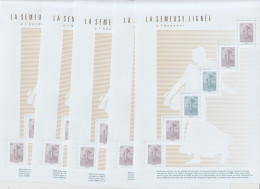 France 2021 Bloc Semeuse F 5532 ** MNH En 5 Exemplaires - Ongebruikt