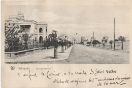 CPA-EGYPTE-HELIOPOLIS AVENUE RAMSES- CIRCULEE-25-01-1910 - Other & Unclassified