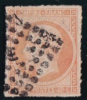 France N°16 - Percé En Lignes - Oblitéré - TB - 1853-1860 Napoléon III