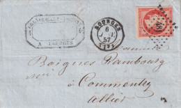 France N°16 - Lettre - TB - 1853-1860 Napoléon III.