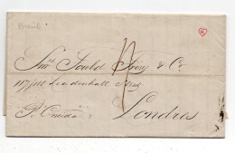 !!! BRESIL, LETTRE DE COMPANHIA DE 1871 POUR LONDRES AVEC TEXTE - Covers & Documents