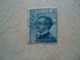 GREECE   USED STAMPS ITALY OVERPRINT  CASO   ΚΑΣΟΣ - Non Classificati