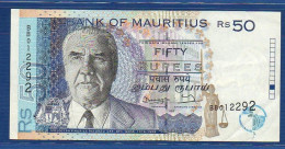 MAURITIUS - P.43 – 50 Rupees 1998 VF+, Serie BE857610 - Mauricio