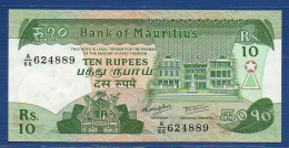 MAURITIUS - P.35b – 10 Rupees 1985 XF, Serie A/66 624889 - Mauritius