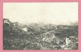 80 - CHAULNES - Carte Photo Allemande - Ruines - Guerre 14/18 - Chaulnes